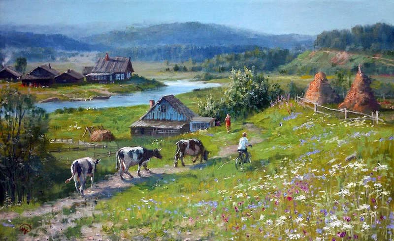 Aliejinais dažais tapyti paveikslai