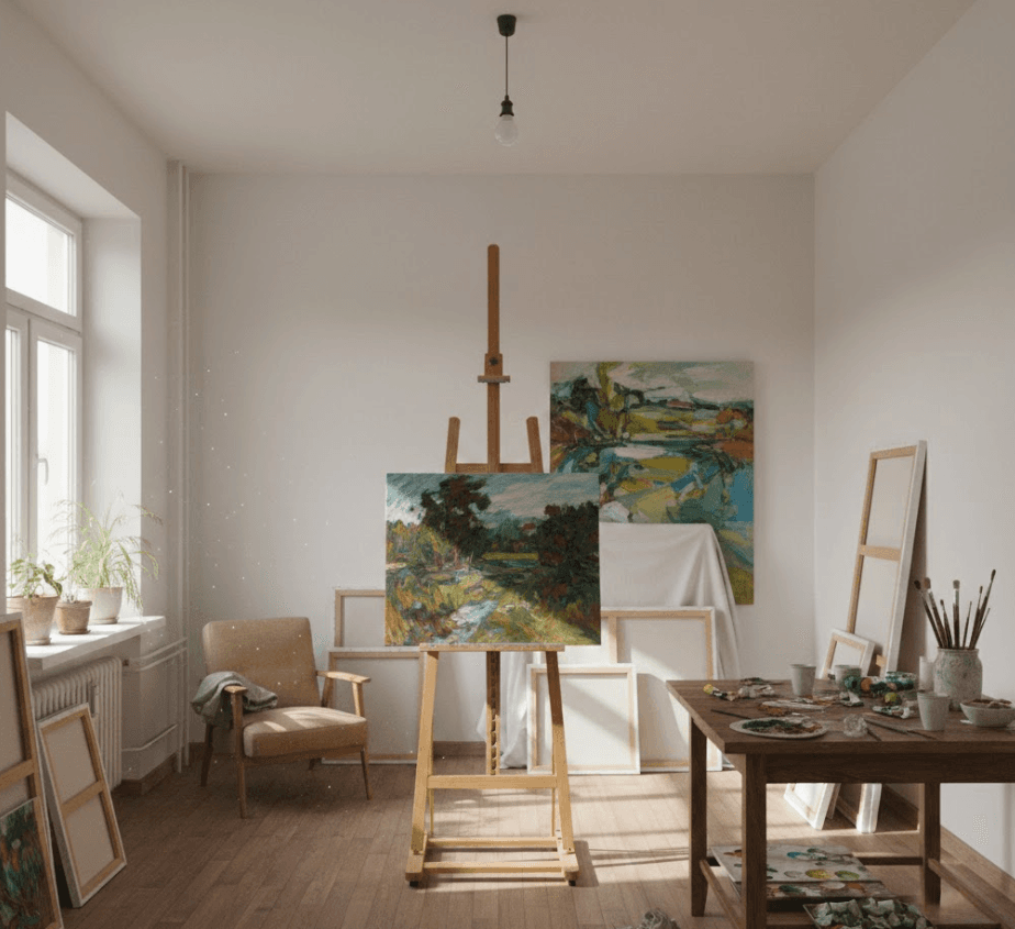 Aliejinais dažais tapyti paveikslai